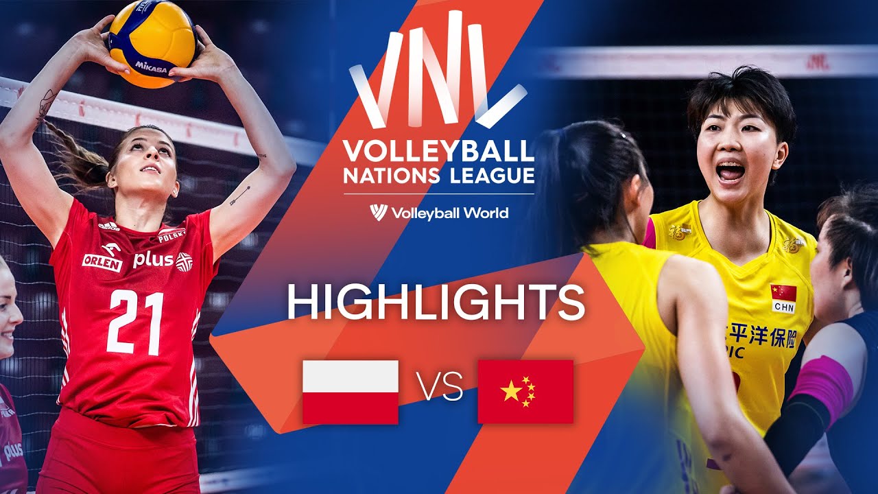 🇵🇱 POL vs. 🇨🇳 CHN Highlights Week 3 Women's VNL 2022 VCP Volleyball