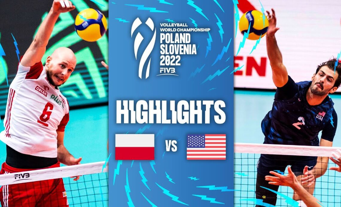 🇵🇱 POL vs. 🇺🇸 USA - Highlights Quarter Finals | Men's World Championships 2022