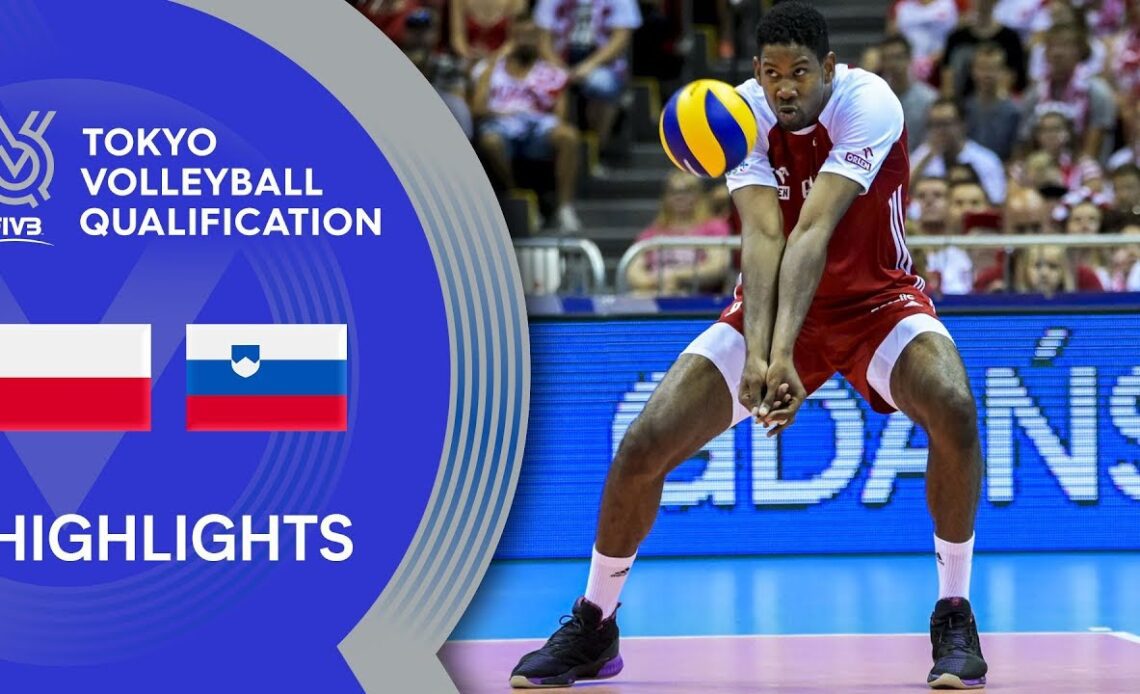 POLAND vs. SLOVENIA - Highlights Men | Volleyball Olympic Qualification 2019