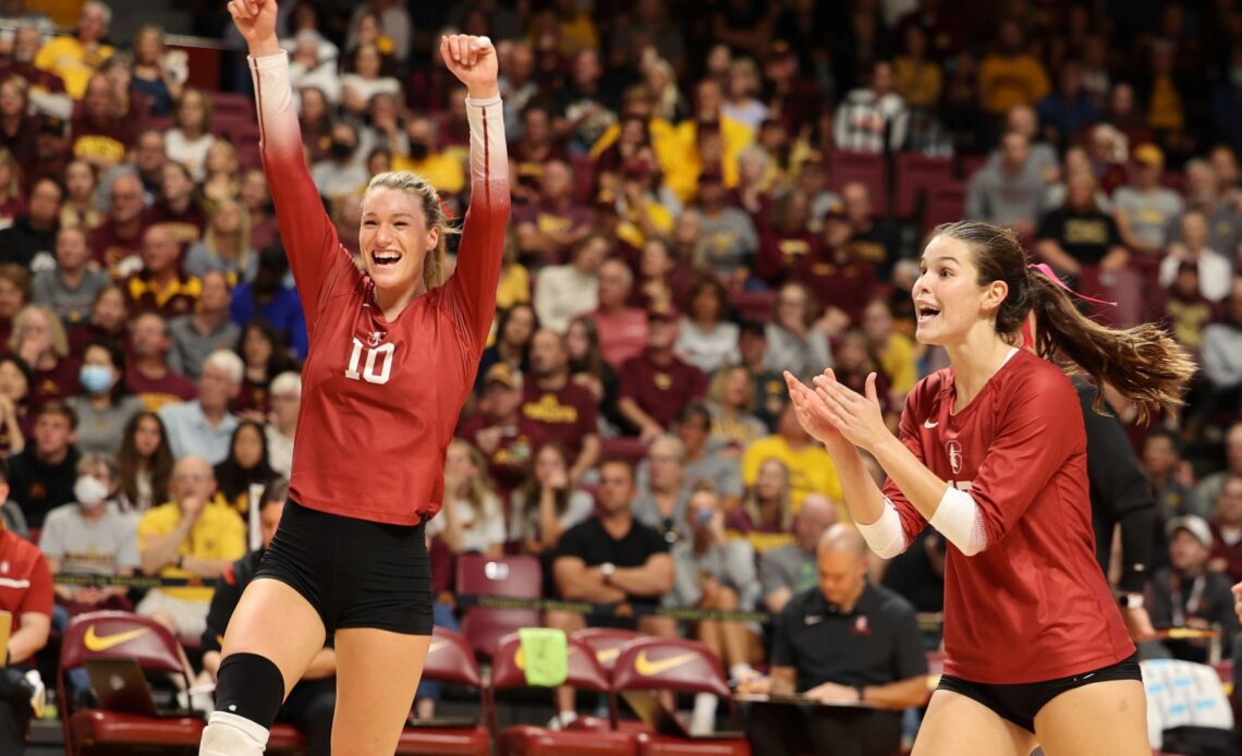 Pac-12 Women's Volleyball Weekly Awards - Sept. 12, 2022