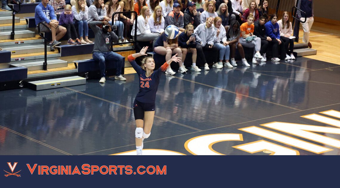 Photo Album: UVA Volleyball vs. Pitt