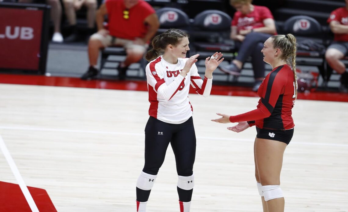 Red & White Match Closes Out Utah Volleyball's 2022 Fall Camp