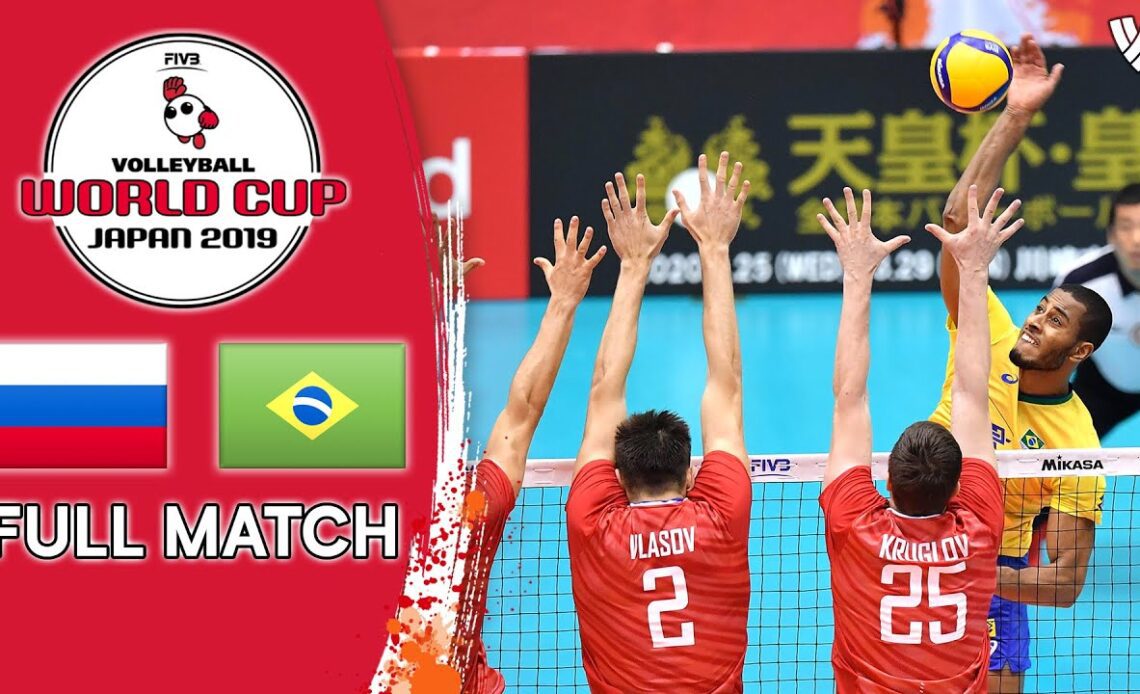 Russia 🆚 Brazil - Full Match | Men’s Volleyball World Cup 2019