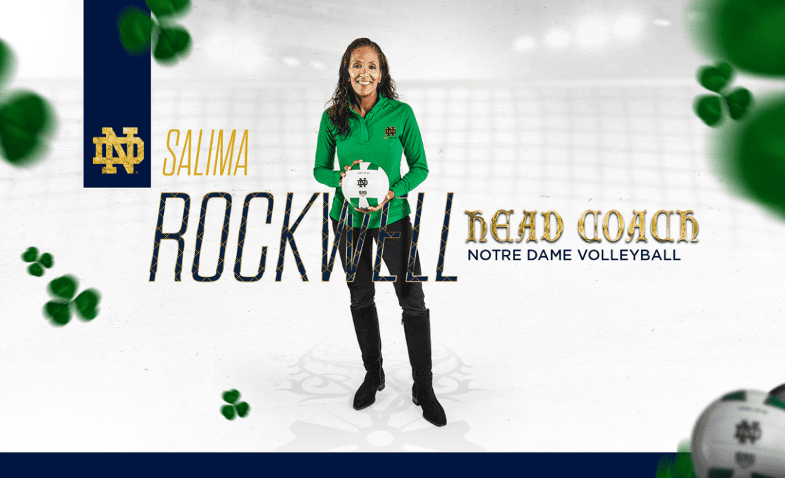 Salima Rockwell Named Notre Dame Volleyball Head Coach