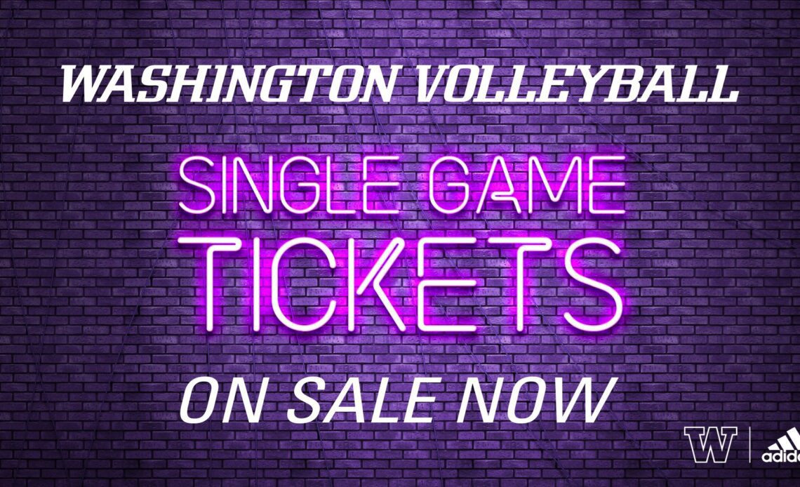 Single Game Tickets Now On Sale