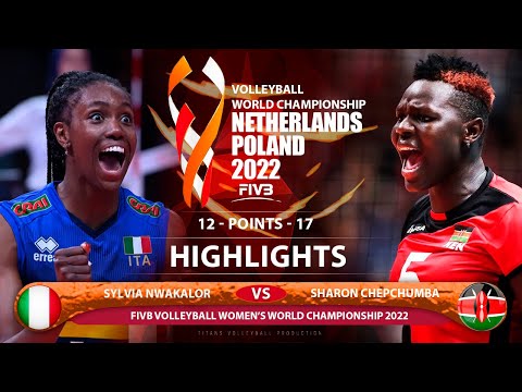 Sylvia Nwakalor vs Sharon Chepchumba | Italy vs Kenya | Highlights | World Championship 2022 (HD)