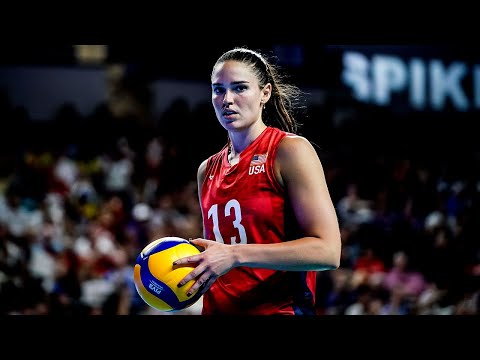 The Art of Wilhite Sarah | Fntastic Volleyball Spikes | VNL 2022 | HD