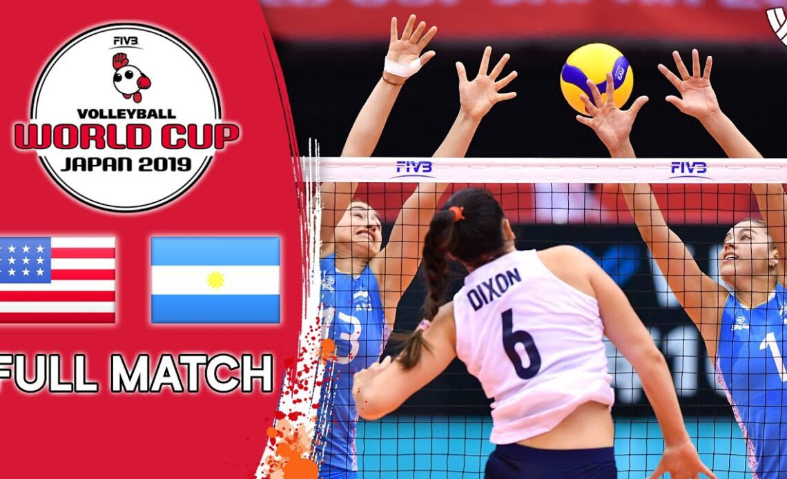 USA 🆚 Argentina - Full Match | Women’s Volleyball World Cup 2019