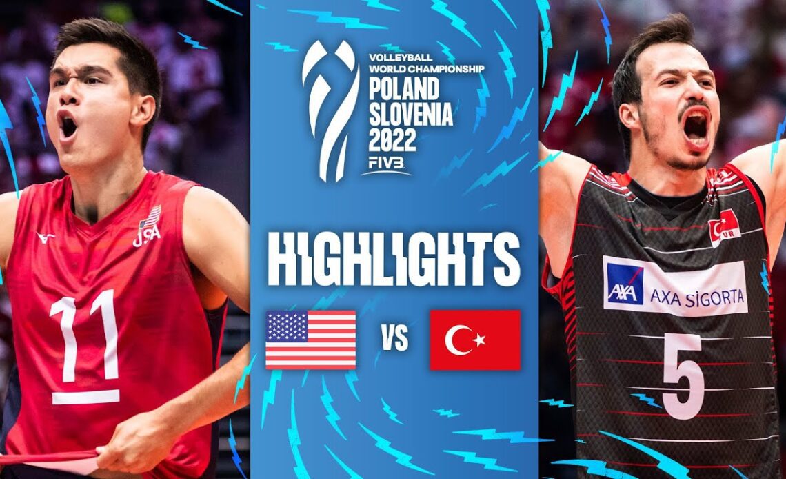 🇺🇸 USA vs. 🇹🇷 TÜR - Highlights Final Phase | Men's World Championships 2022