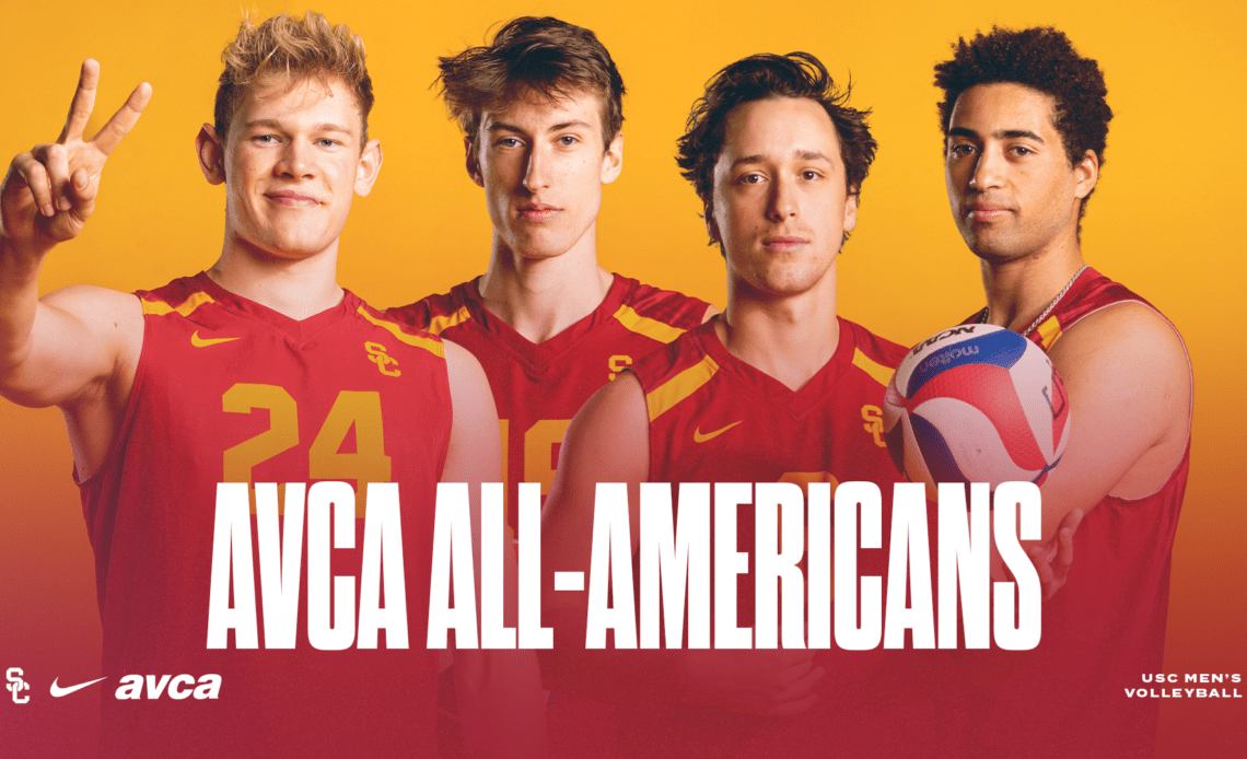 USC's Simon Gallas Named To AVCA Men's Volleyball All-American Second Team