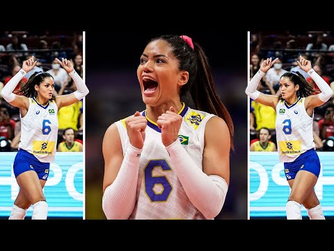 Unbelievable Saves by Nyeme Costa | Beautiful Player From Brazil | VNL 2022 | HD