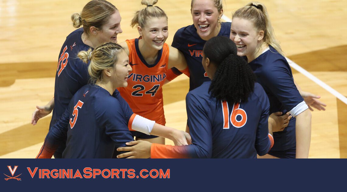 Virginia Volleyball || Virginia Hosts No. 10 Pitt on Wednesday to Conclude Eight-Match Homestand