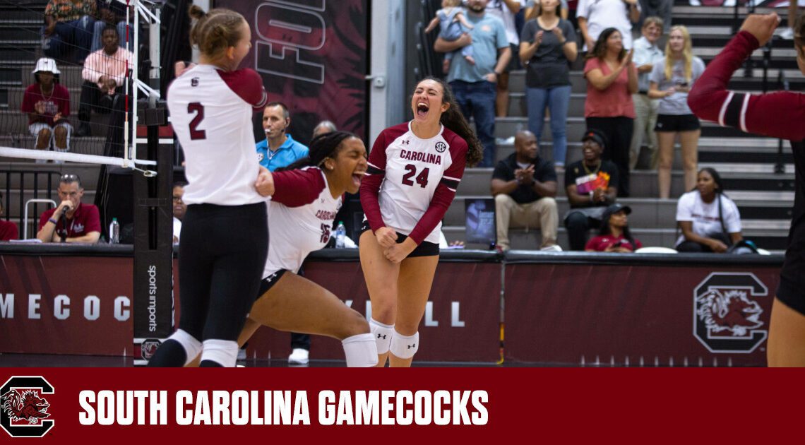 Volleyball Wraps Up Non-Conference at Hurricane Invitational – University of South Carolina Athletics