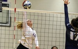 Women's Volleyball Downed by 2021 NCAA Squad Middlebury in Home Opener