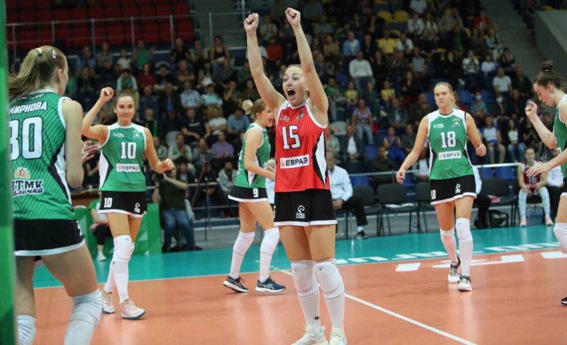 WorldofVolley :: RUS W: Vice-champions Uralochka earn exciting victory at start of Superliga