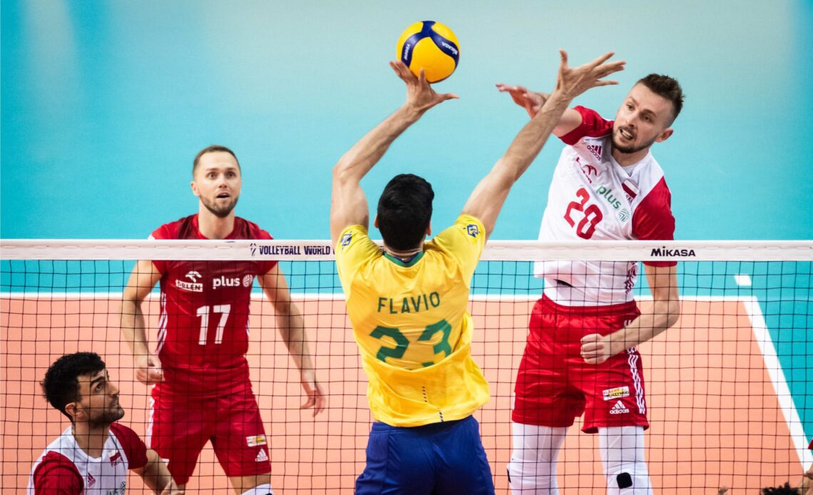 WorldofVolley :: WCH 2022 M: Katowice thriller ends with roar of 12,000 fans – Poland beats Brazil to go to third successive final