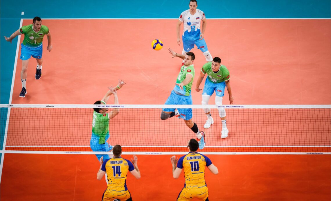 WorldofVolley :: WCH 2022 M: Plotnytskyi had it going but Slovenia eliminates Ukraine to appear in semis for first time ever