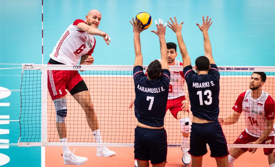 WorldofVolley :: WCH 2022 M: Poland completes first half of quarter-final bracket