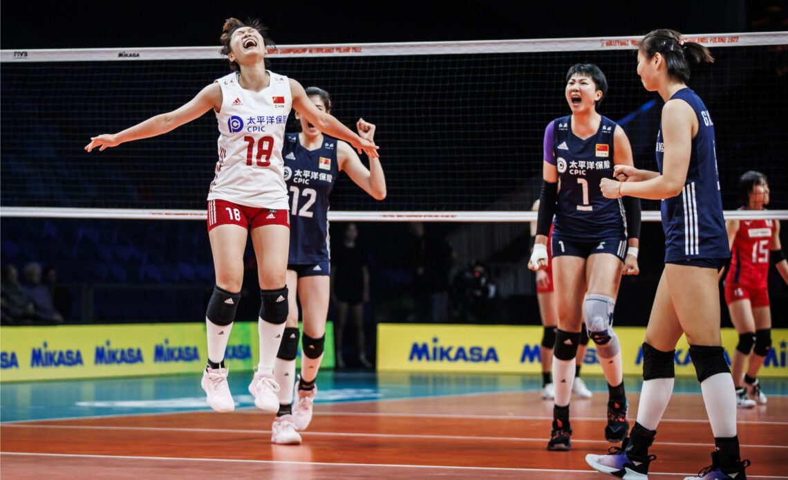 WorldofVolley :: WCH 2022 W: China prevails in Asian classic, Brazil victorious in South American duel as both advance to second phase