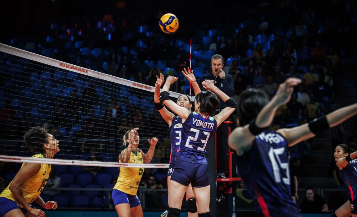 WorldofVolley :: WCH 2022 W: Japan astounds Brazil to reserve spot in next stage; Canada goes there too and drags Germany along