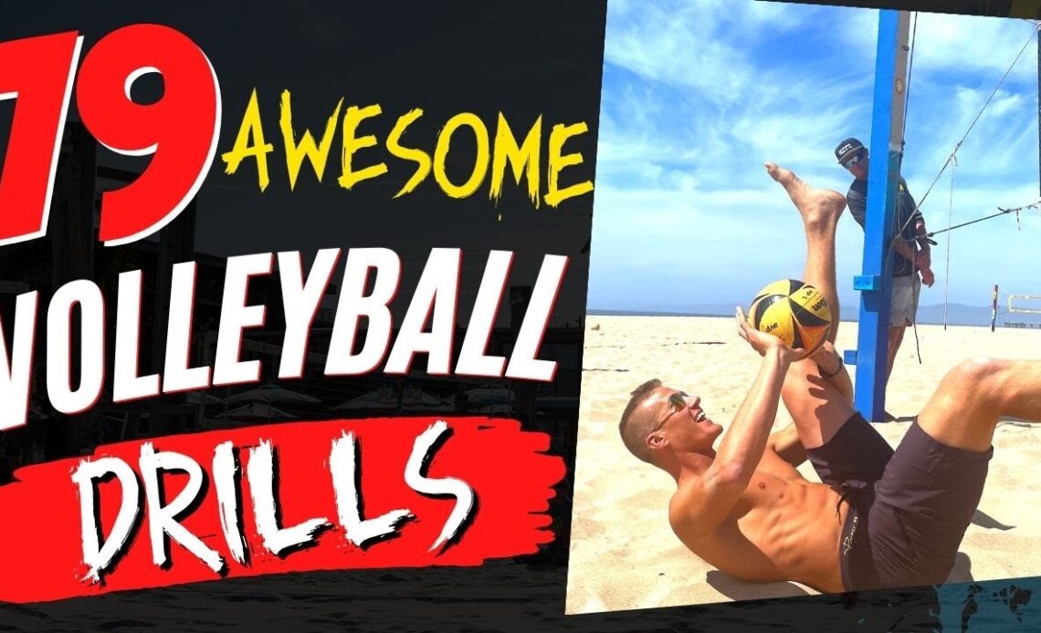 19 of the BEST and most FUN Solo Volleyball Drills