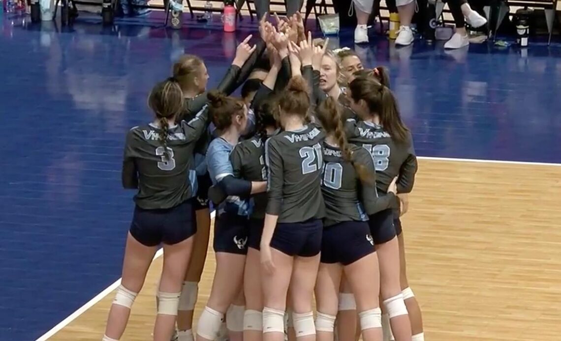 2021 DII women's volleyball quarterfinal: Daemen vs. Western Washington full replay