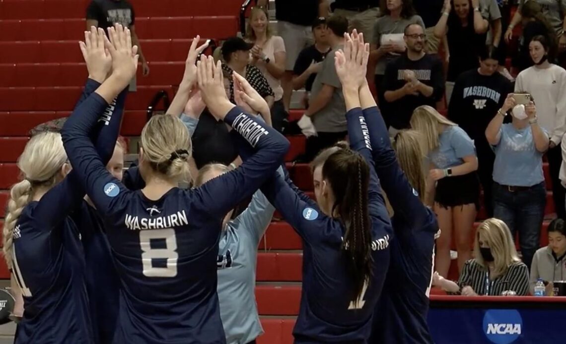 2021 DII women's volleyball quarterfinal: West Texas A&M vs. Washburn full replay