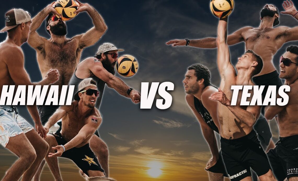 4 vs 4 Men's Beach Volleyball HAWAII vs TEXAS | The 4-Man