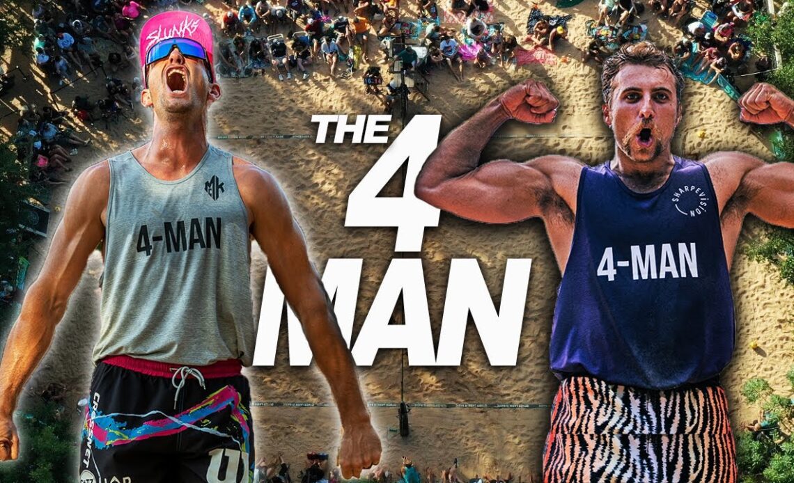 4 vs 4 Pro Beach Volleyball | The 4-Man ATX Men's Semifinal: California vs Texas