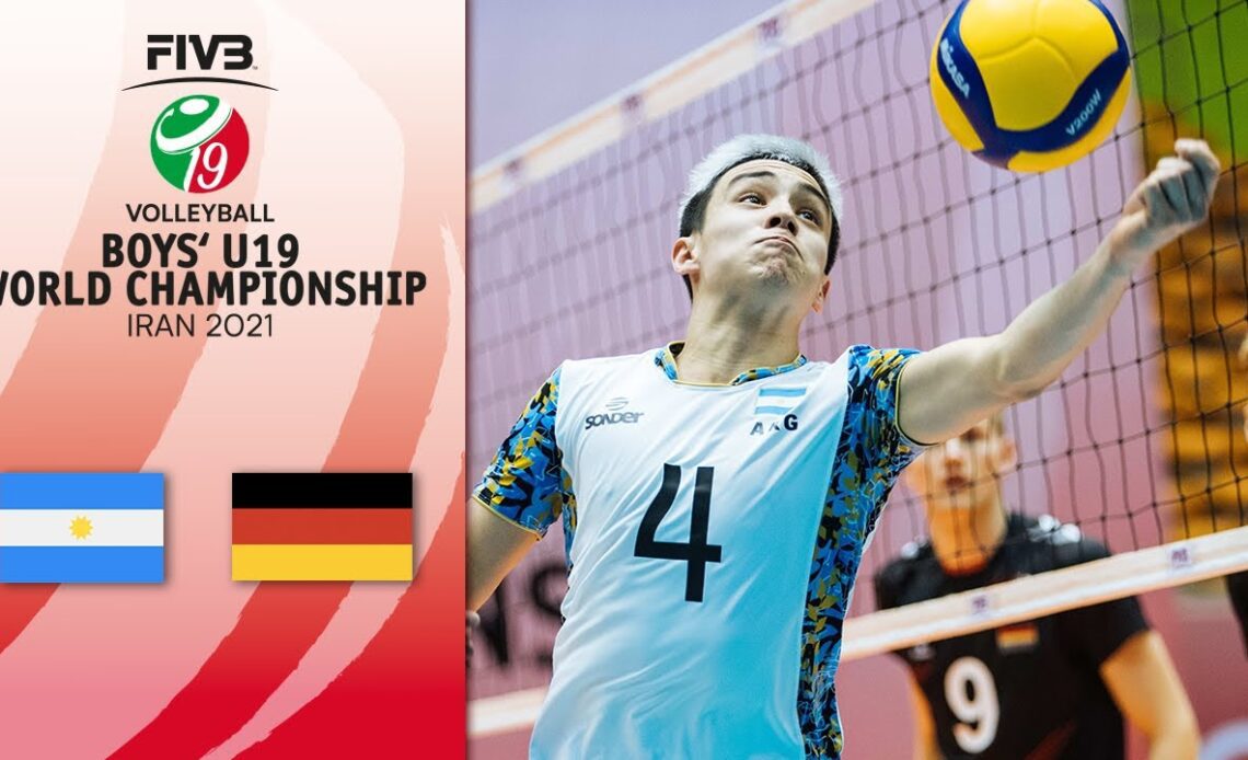 ARG vs. GER - Play Offs 5-8 | Boys U19 Volleyball World Champs 2021