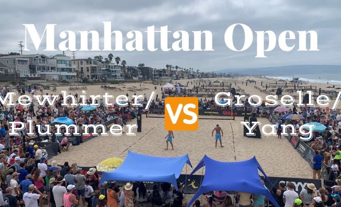AVP Manhattan Beach: Mewhirter/Plummer vs. Groselle/Yang