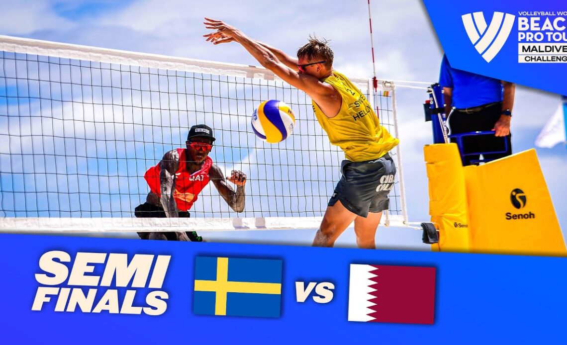 Åhman/Hellvig vs. Cherif/Ahmed - Semi Final Highlights the Maldives 2022 #BeachProTour