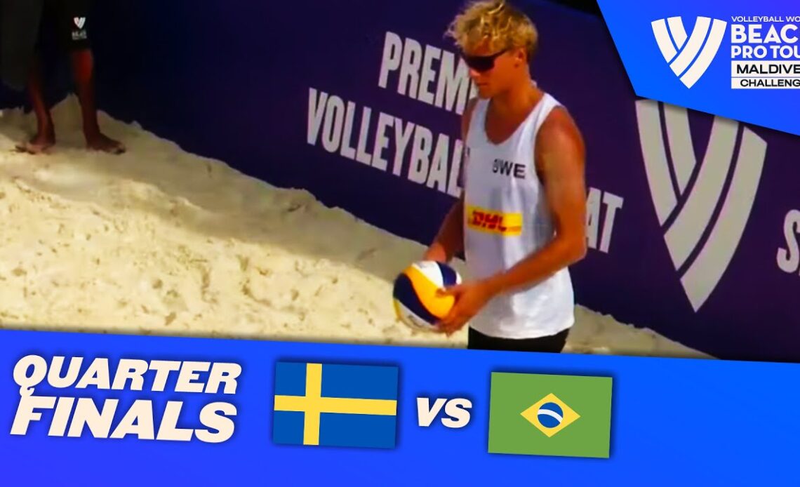 Åhman/Hellvig vs. Evandro/Vinicius - Quarter Final Highlights the Maldives 2022 #BeachProTour
