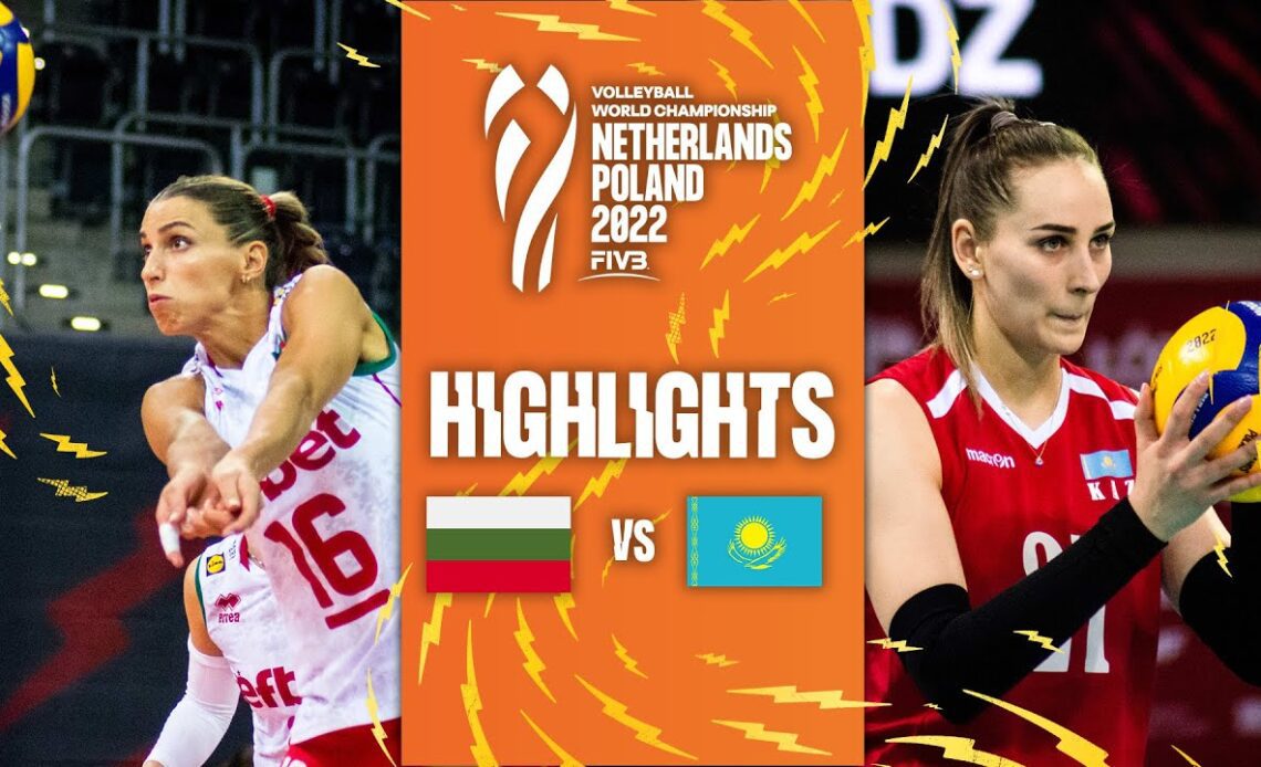 🇧🇬 BUL vs. 🇰🇿 KAZ - Highlights  Phase 1| Women's World Championship 2022