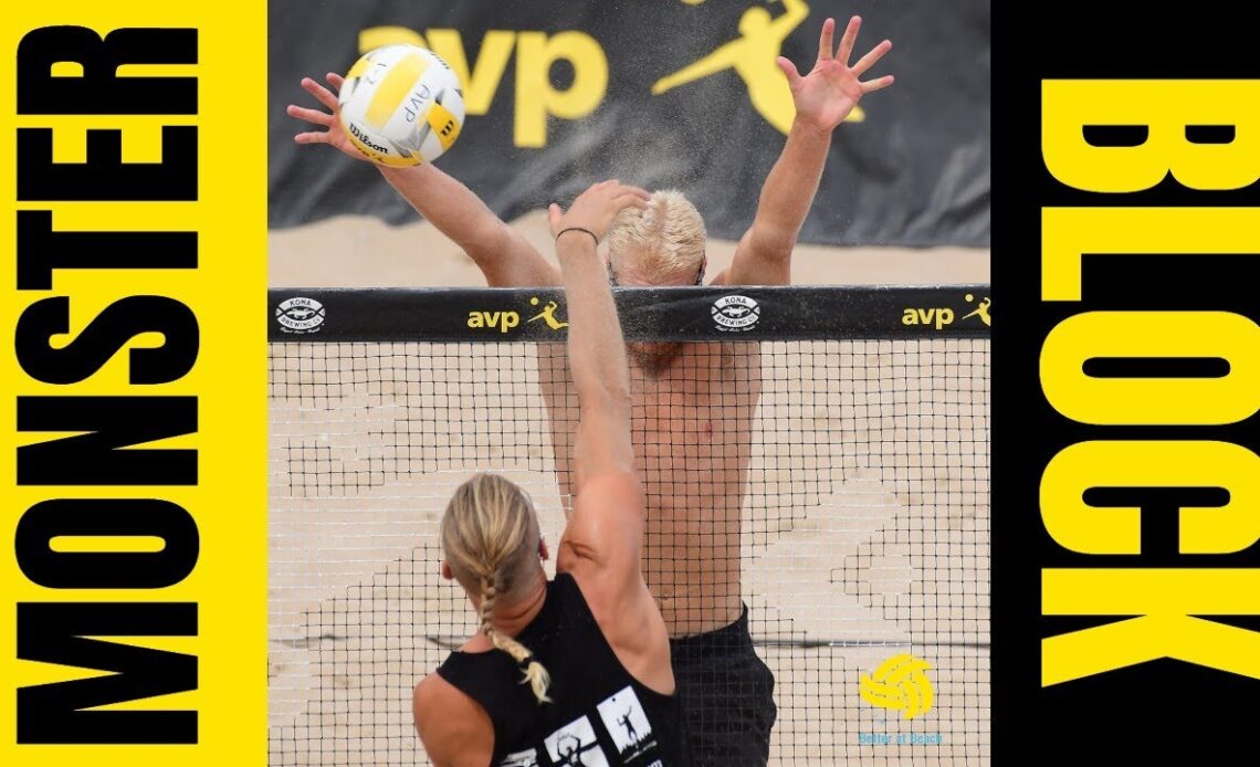 Beach Volleyball Drill | Get MONSTER Blocks With This Blocking Footwork Lineup Drill