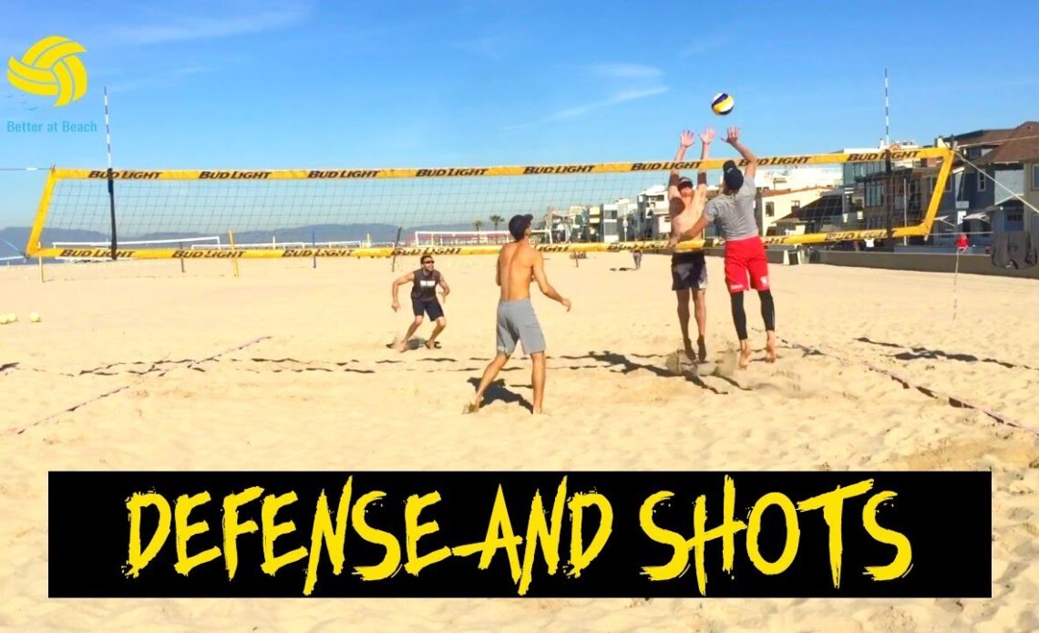 Beach Volleyball Drill | Sideout Drills To Improve Defense and Shot Accuracy