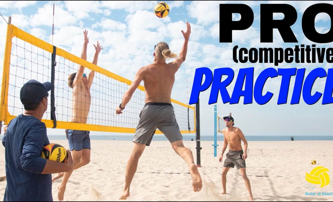 Beach Volleyball Drill | Take a Sneak Peek Into a Pro Practice Competitive Vision Drill