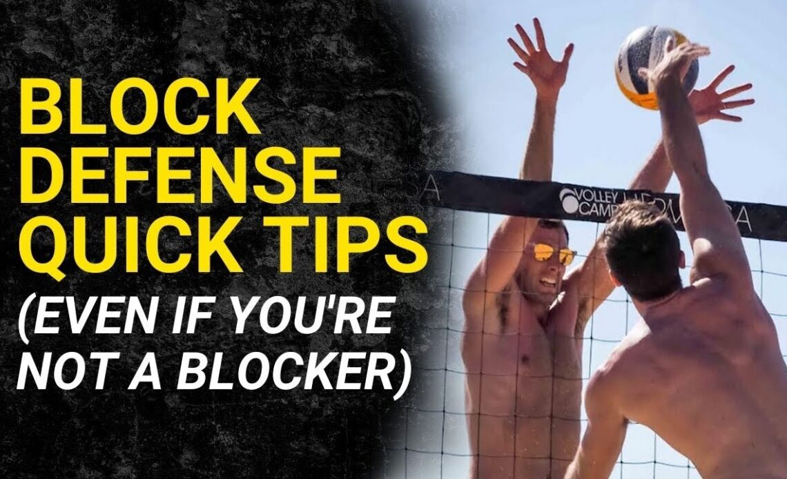 Block Defense in Volleyball