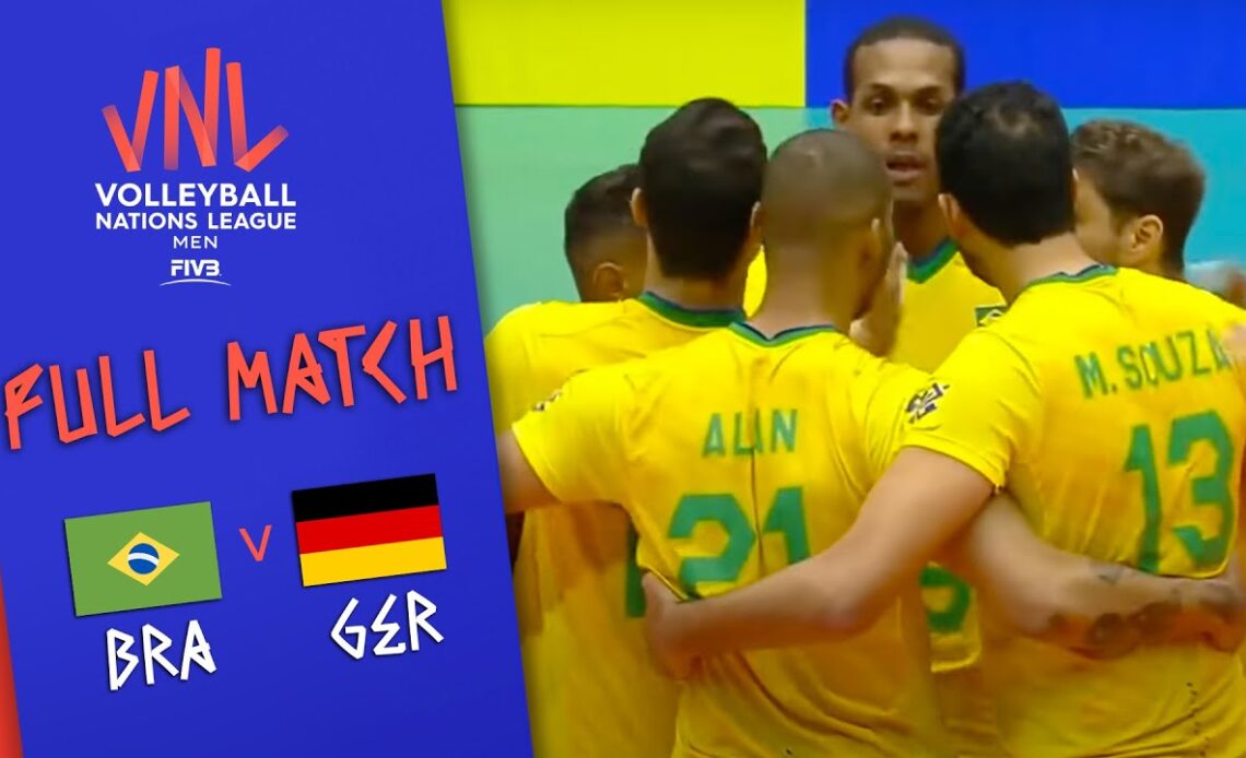 Brazil 🆚 Germany - Full Match | Men’s Volleyball Nations League 2019