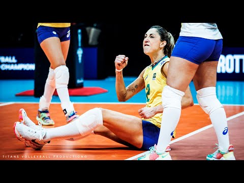 Brazil's Crushing Victory over Puerto Rico Volleyball World Championship 2022
