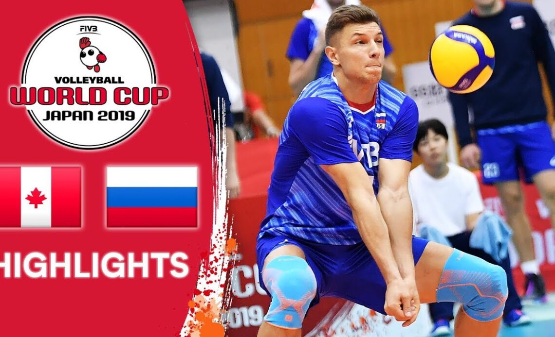 CANADA vs. RUSSIA - Highlights | Men's Volleyball World Cup 2019