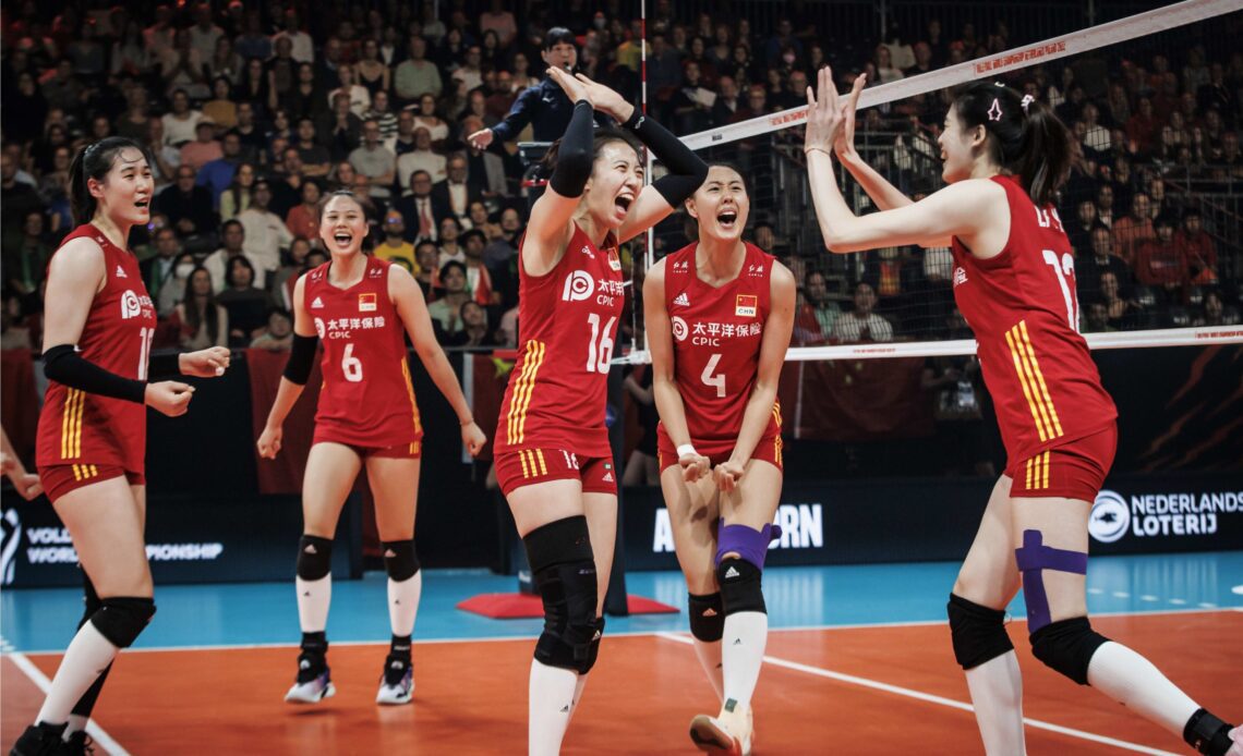 CHINA MAINTAIN POSITION AS BEST ASIAN TEAM IN FIVB WOMEN’S WORLD RANKING