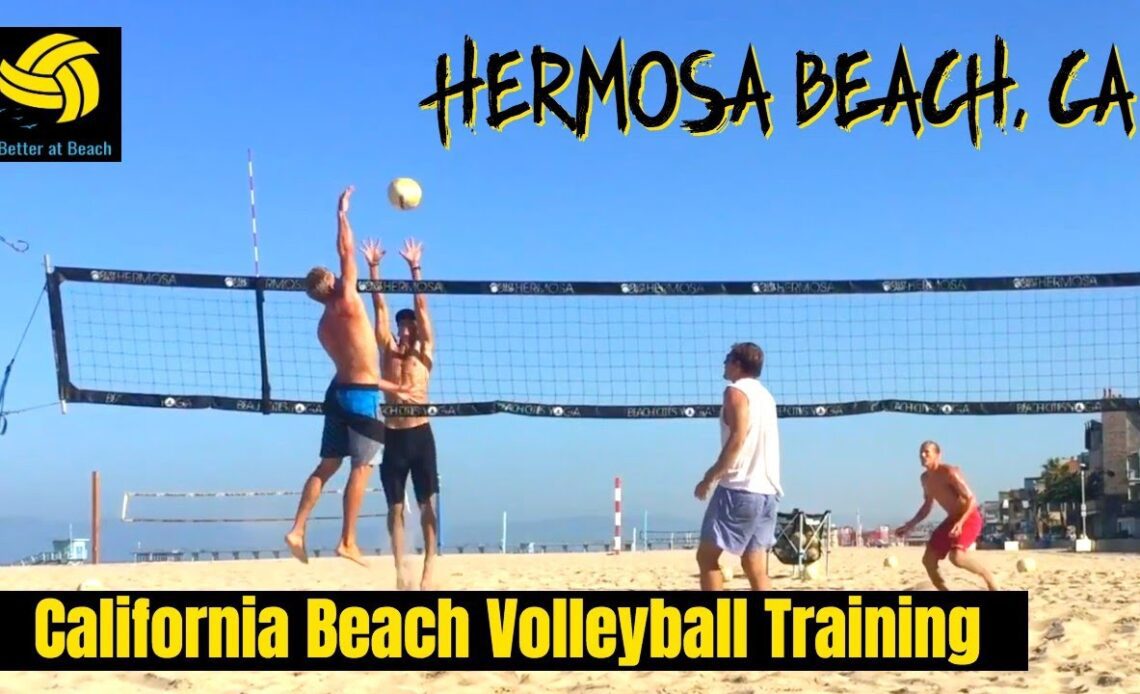 California Beach Volleyball Training | AVP Men Square Off at Practice