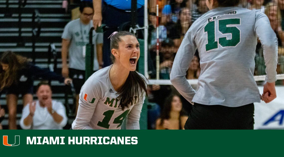 Canes Sweep Wake Forest, 3-0 – University of Miami Athletics