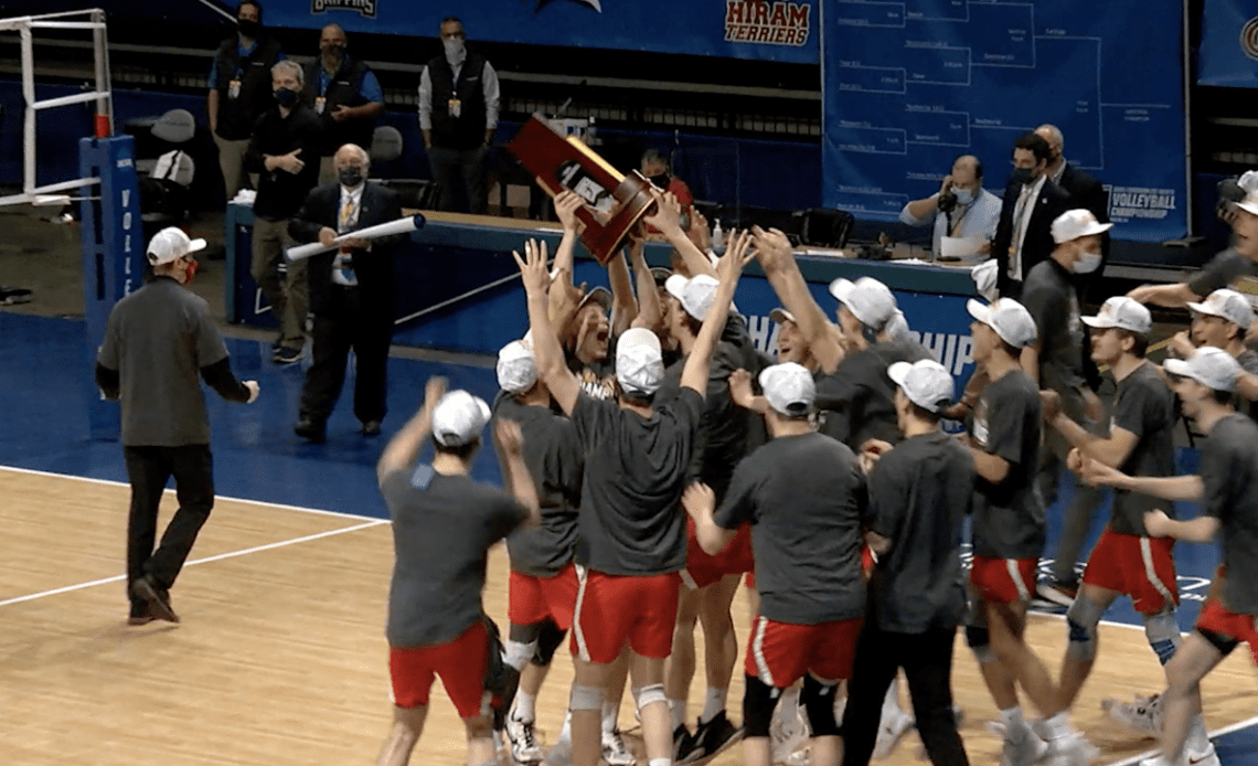 Carthage wins the 2021 DIII men's volleyball championship