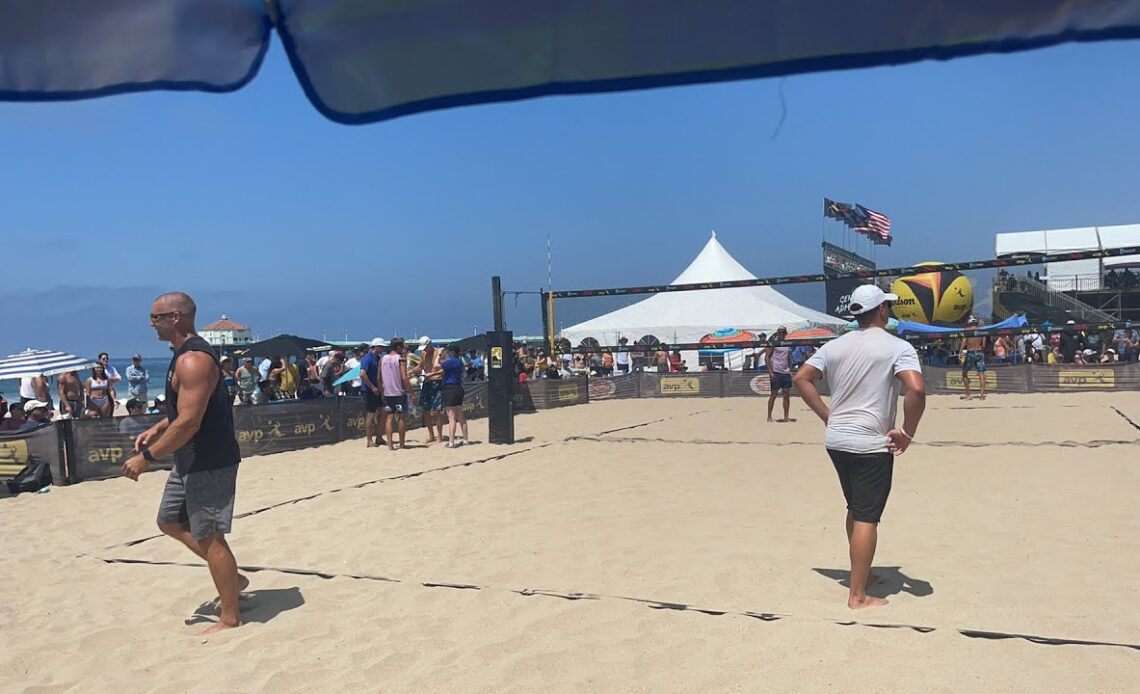 Crabb/Sander vs. Hyden/Webber - Manhattan Beach Open Round 2 8.19.22