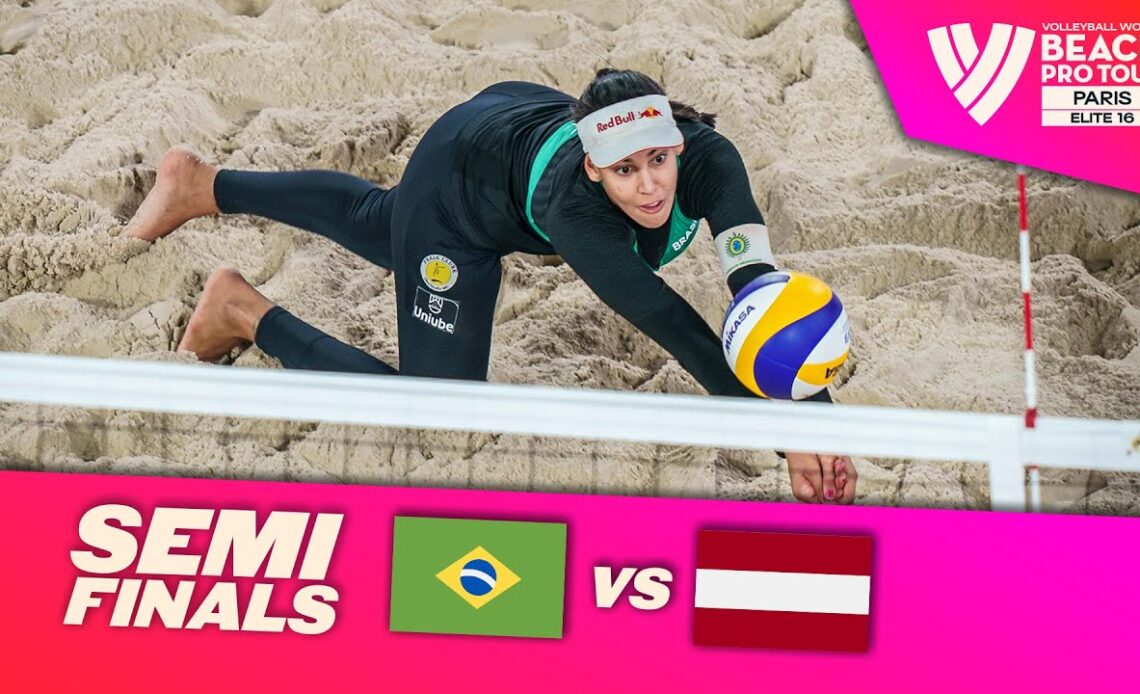 Duda/Ana Patrícia vs. Samoilova/Graudina - Semi Final Highlights Paris 2022 #BeachProTour