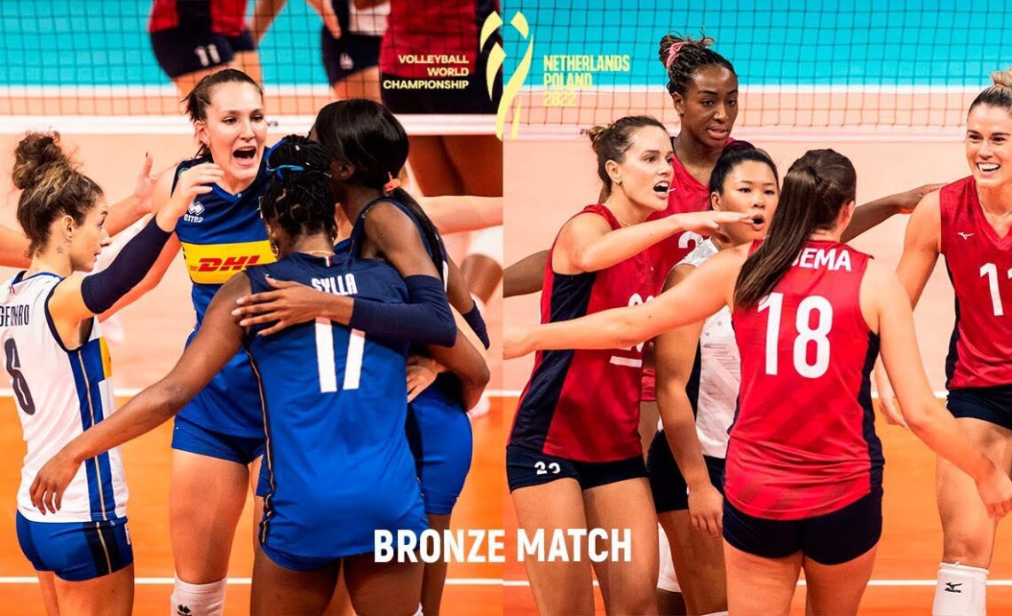 Fantastic Volleyball Actions - Italy vs USA BRONZE Match | World Championship 2022