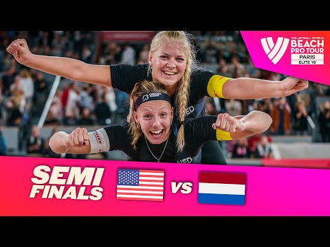 Flint/Cheng vs. Stam/Schoon - Semi Final Highlights Paris 2022 #BeachProTour