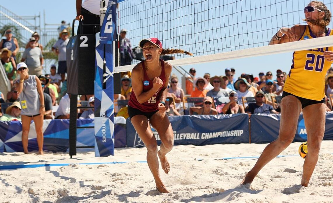 Florida State outlasts LSU beach volleyball in elimination bracket